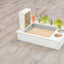 Trixie Voederstation Met Voerbak / Waterbak / Hooiruif Hout Naturel