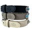 Sazzz Halsband Hond Adventure Stone Classic Leer Taupe