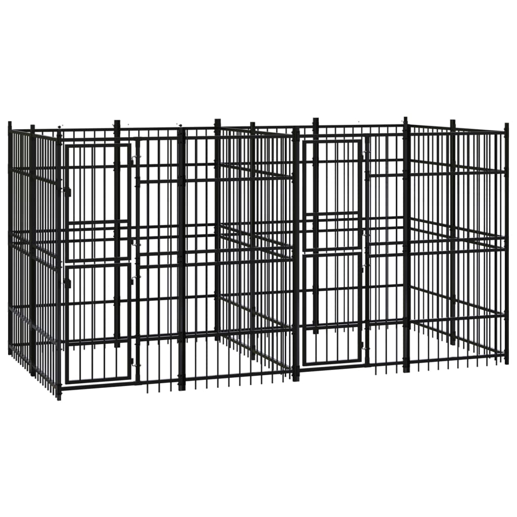 Hondenkennel 7,37 M² Staal