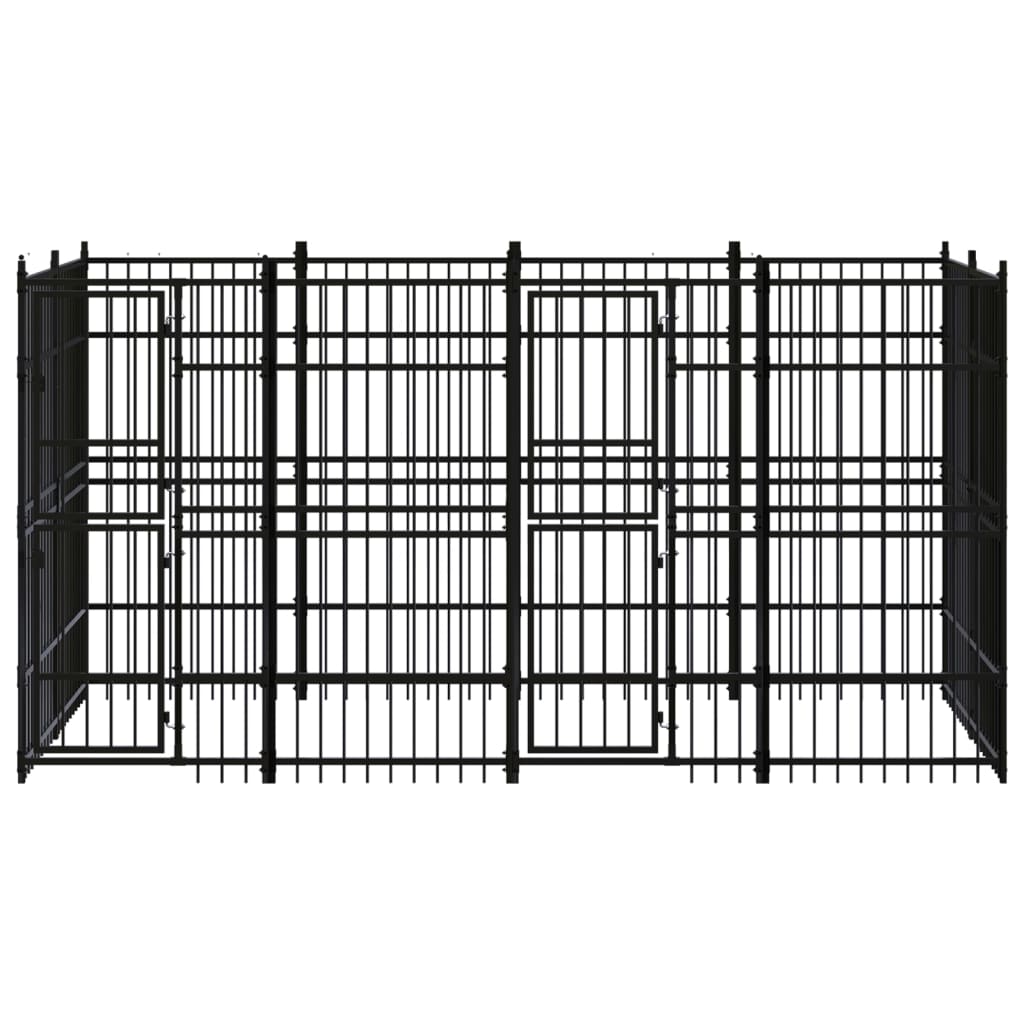 Hondenkennel 7,37 M² Staal