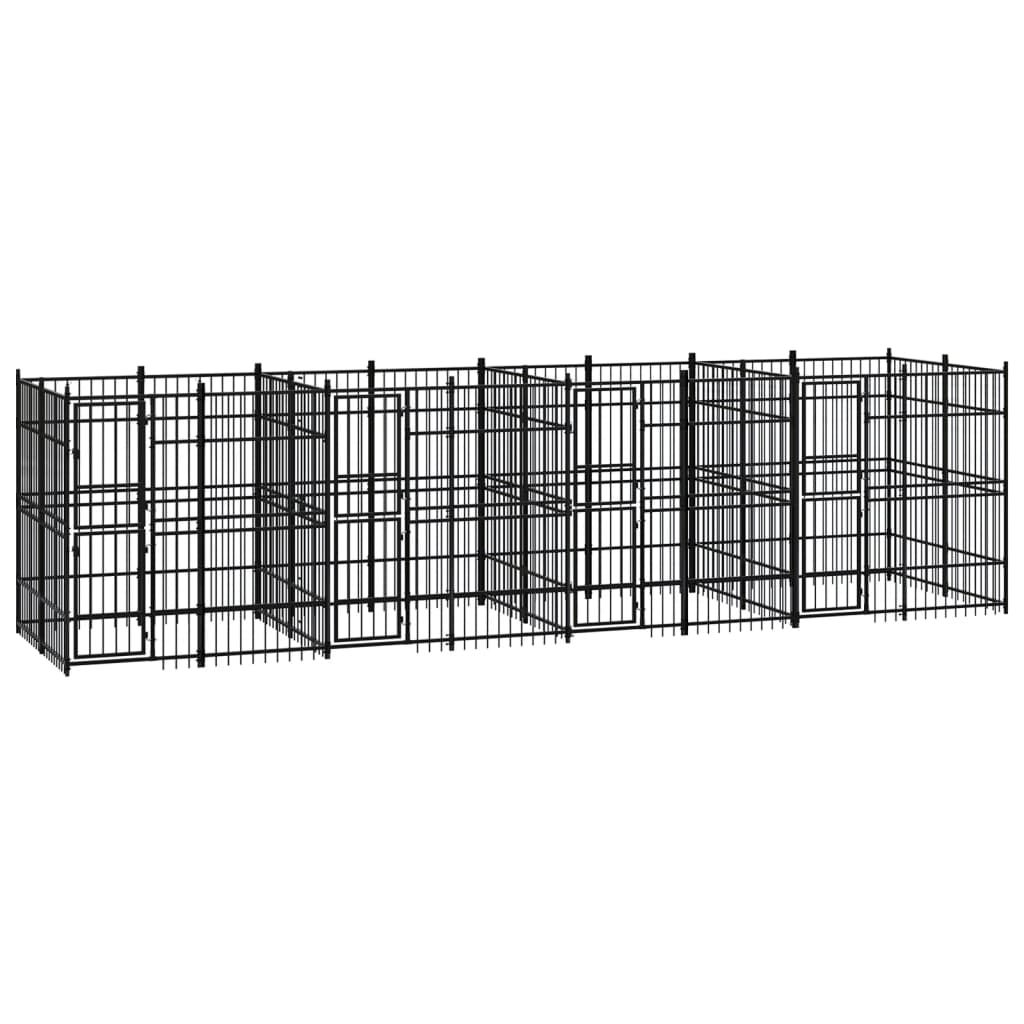 Hondenkennel 7,37 M² Staal