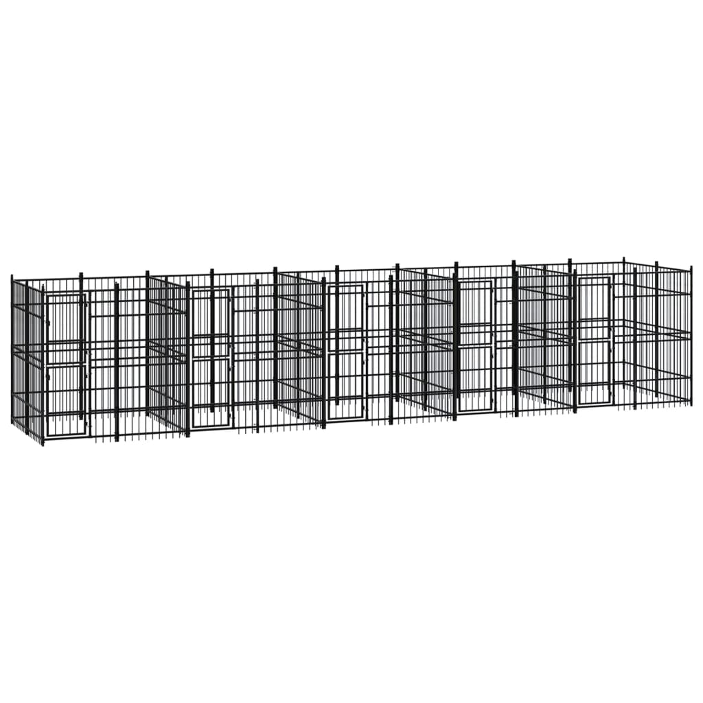 Hondenkennel 7,37 M² Staal