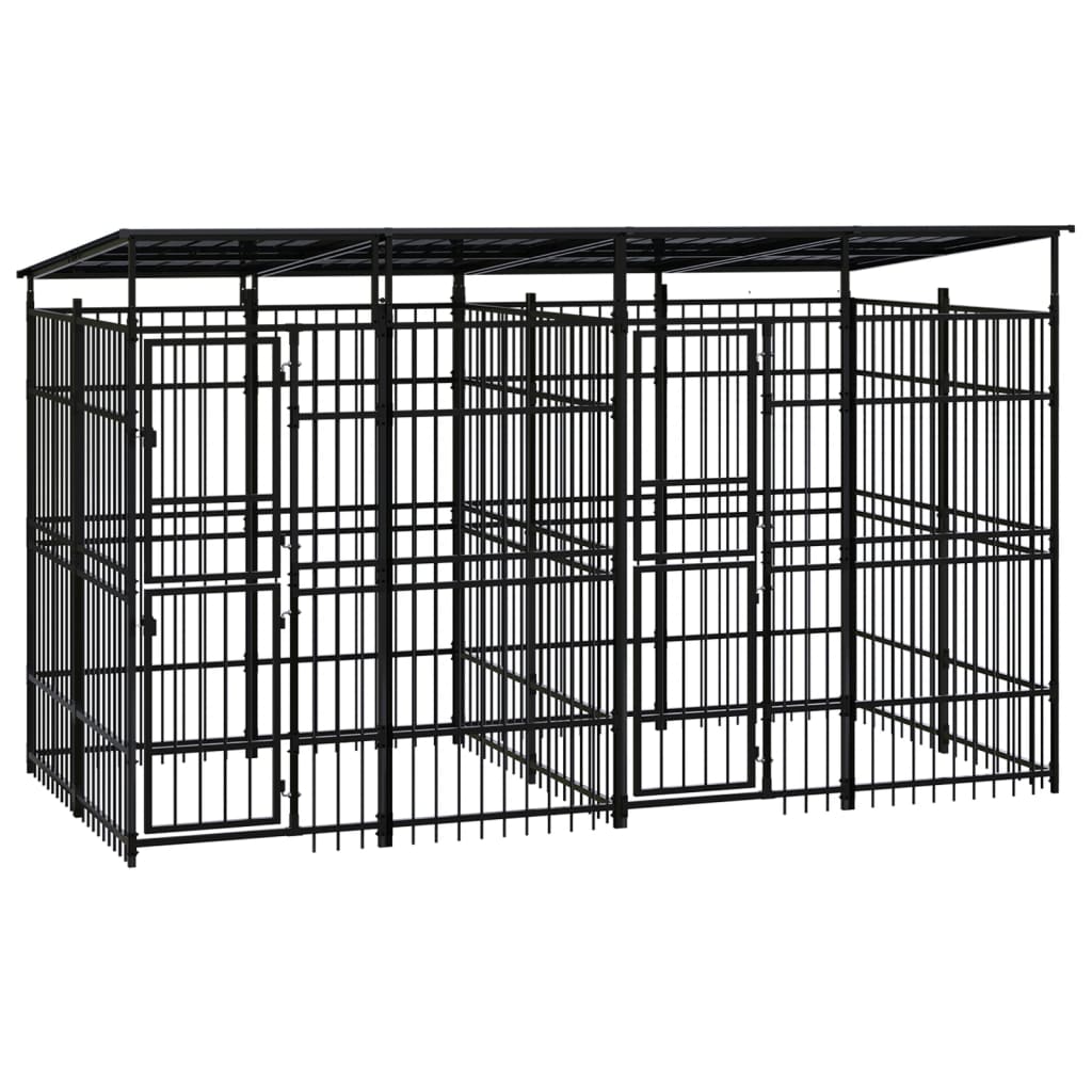 Hondenkennel 7,37 M² Staal