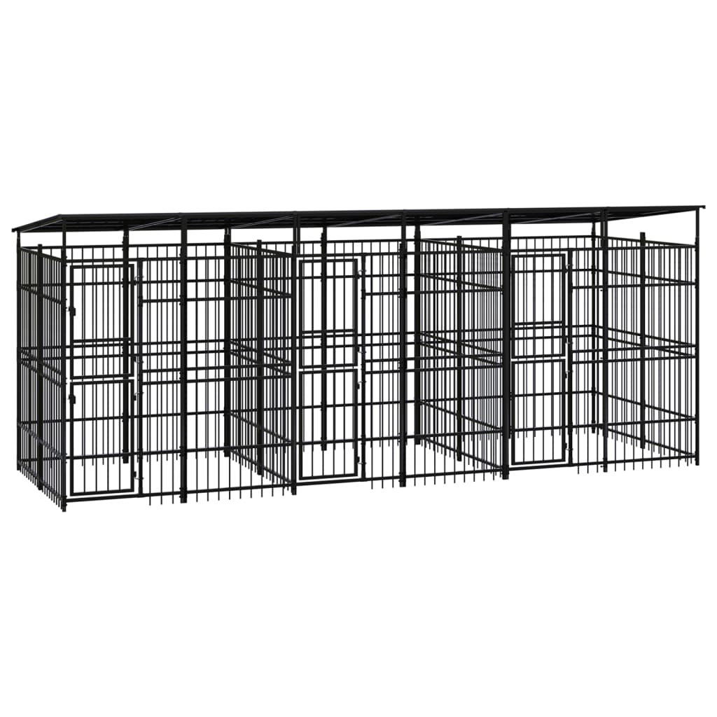 Hondenkennel 7,37 M² Staal
