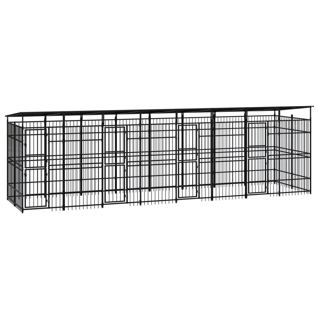 Hondenkennel 7,37 M² Staal