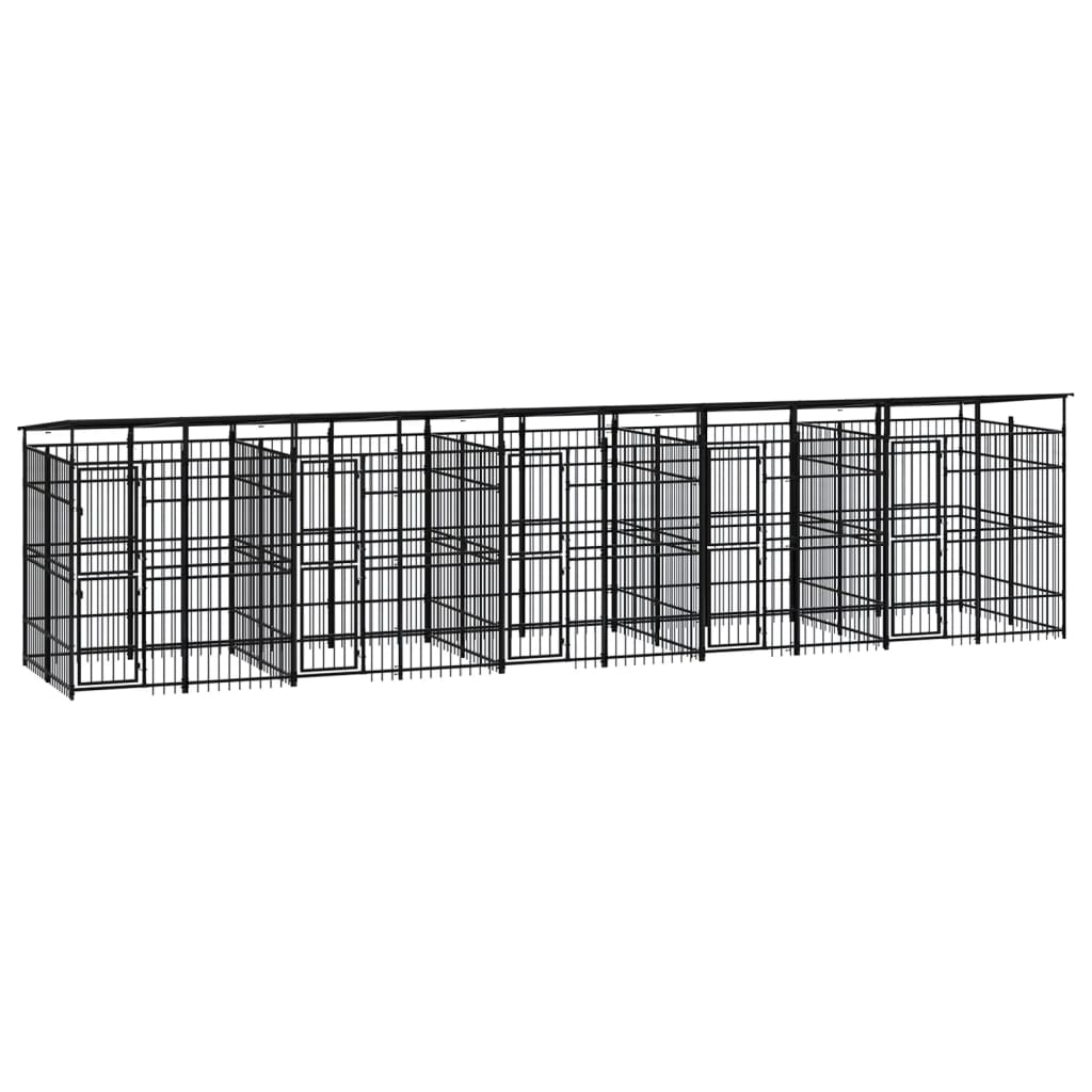 Hondenkennel 7,37 M² Staal